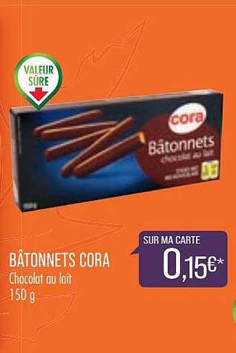 Bâtonnets Cora