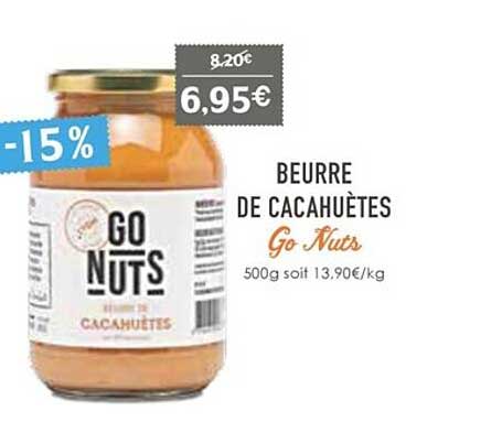 beurre de cacahuètes go nuts