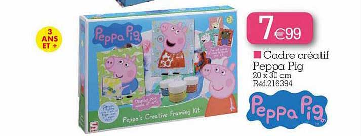 cadre créatif peppa pig
