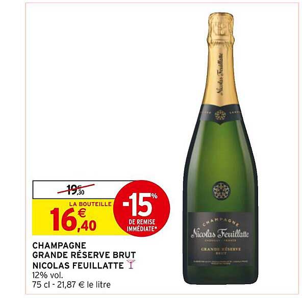 champagne grande réserve brut nicolas feuillatte