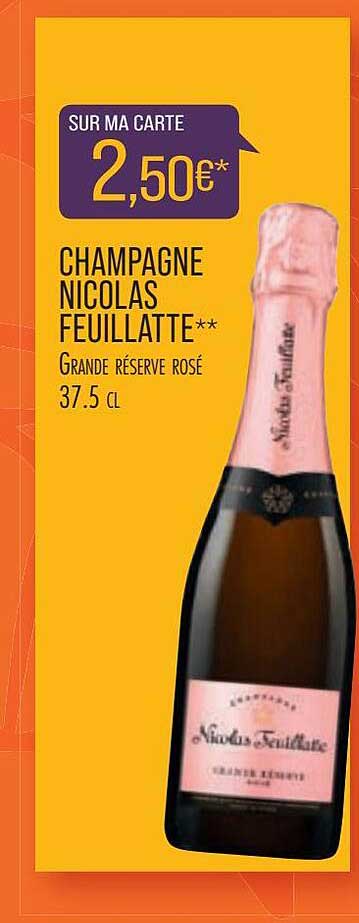 champagne nicolas feuillatte grande réserve rosé