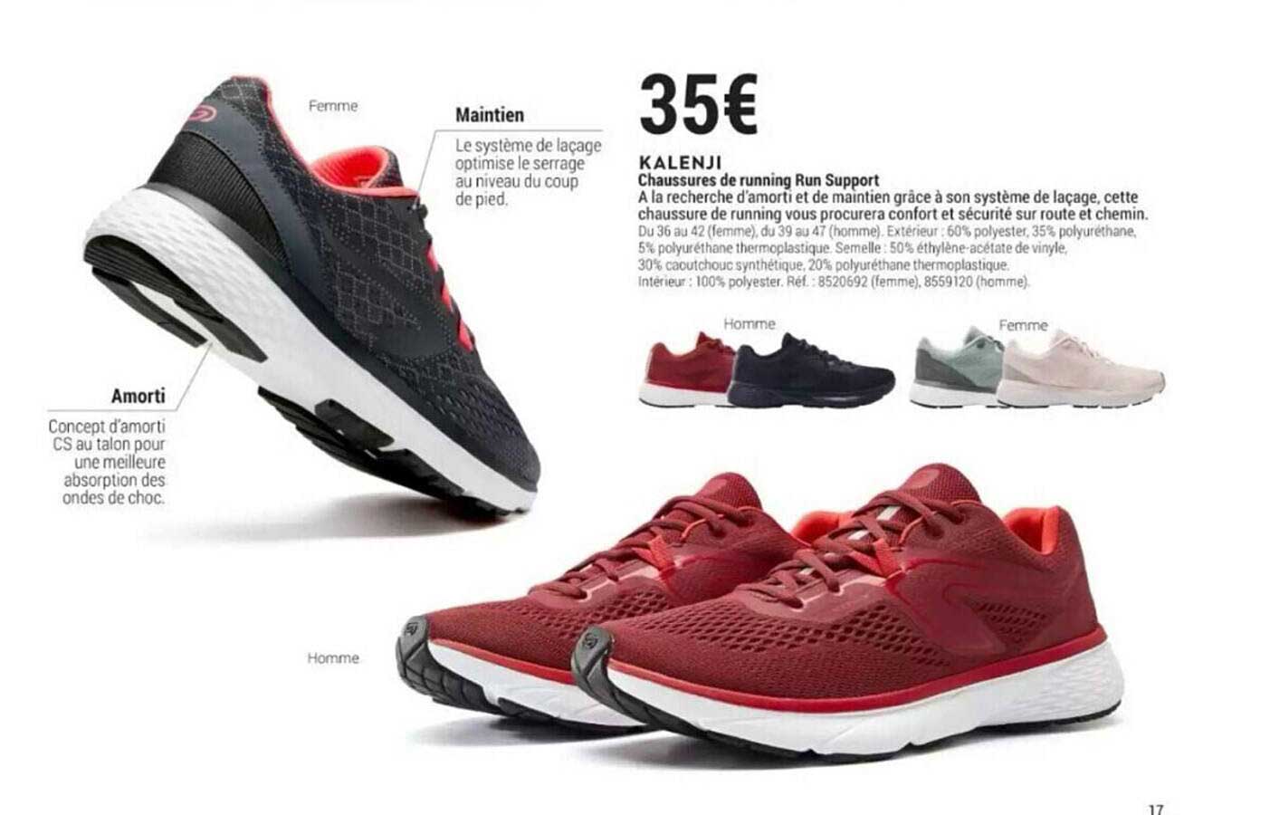 Chaussures De Running Support Kalenji