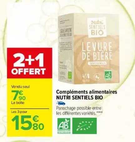 compléments alimentaires nutri sentiels bio