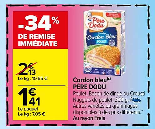 cordon bleu père dodu