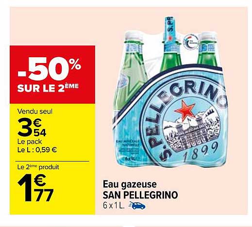eau gazeuse san pellegrino