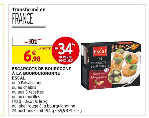 escargots de bourgogne à la bourguignonne escal