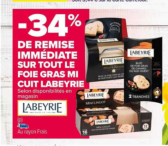 Foie Gras Mi Cuit Labeyrie