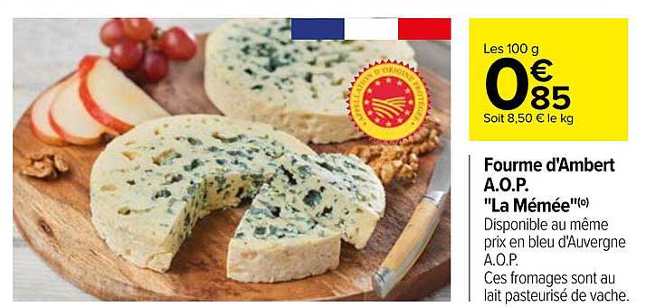 fourme d'ambert a.o.p. "la mémée"