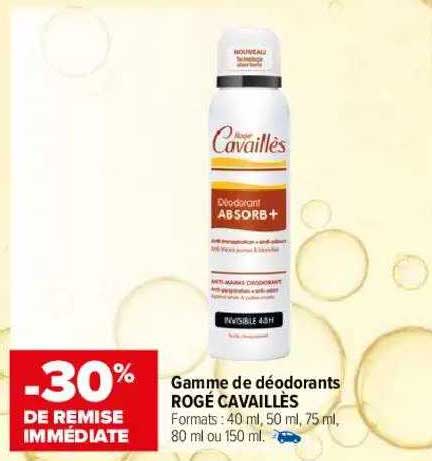 gamme de déodorants rogé cavaillès