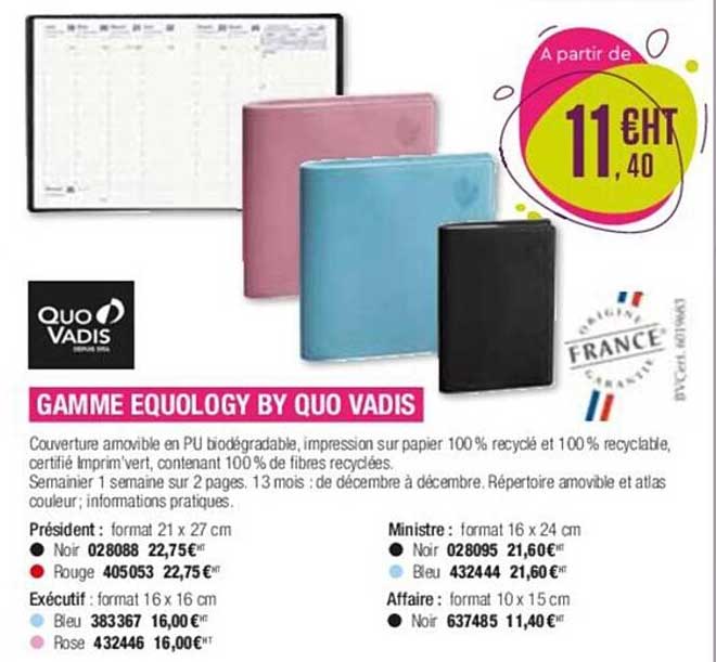 gamme equology by quo vadis