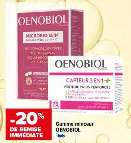 Gamme Minceur Oenobiol