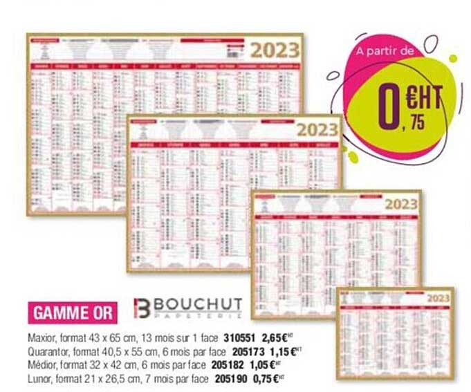 Gamme Or Bouchut
