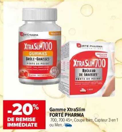 gamme xtraSlim forté pharma