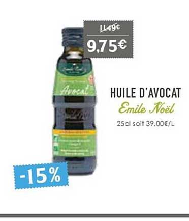 huile d'avocat emile noël