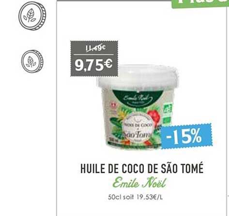 huile de coco de são tomé emile noël