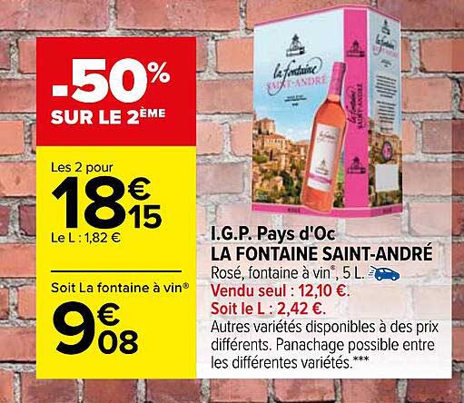 i.g.p. d'oc la fontaine saint-andré