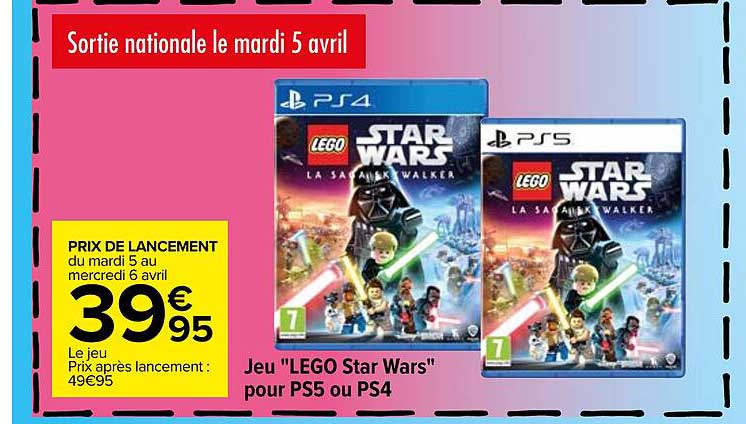 jeu "lego star wars" pour ps5 ou ps4