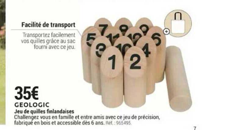 jeu de quilles finlandaises geologic