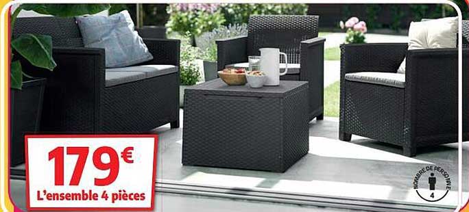 l'ensemble 4 pièces