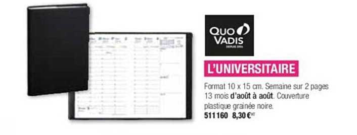 l'universitaire quo vadis