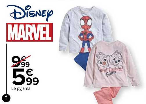 Le Pyjama Disney Marvel