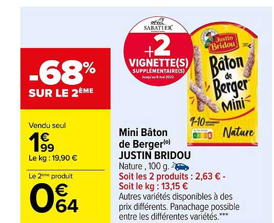 Mini Bâton De Berger Justin Bridou