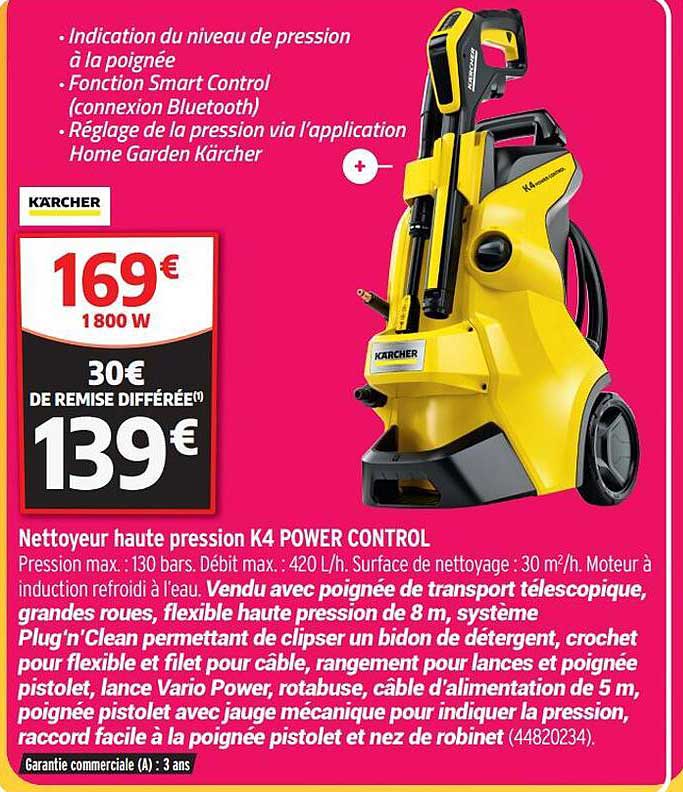 nettoyeur haute pression k4 power control kärcher