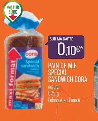 Pain De Mie Spécial Sandwich Cora