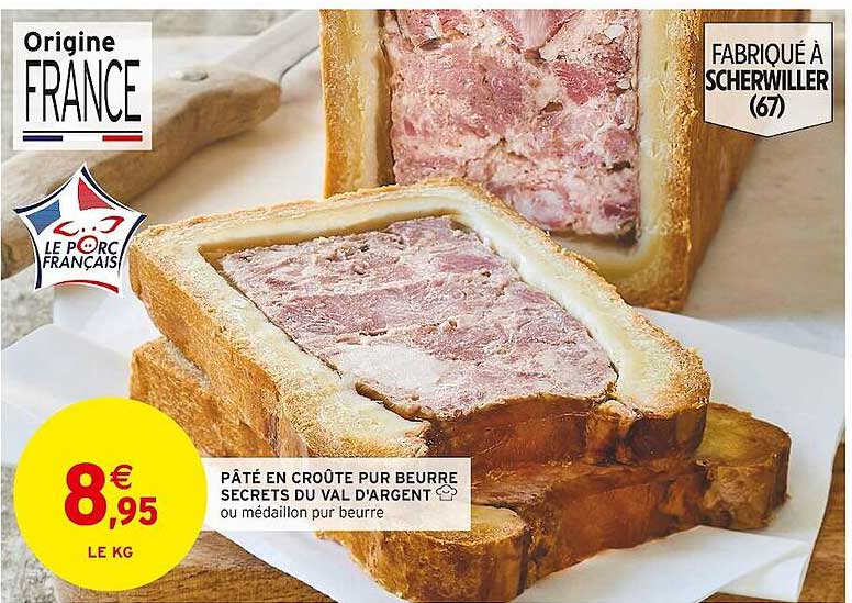 pâté en croûte pur beurre secrets du val d'argent