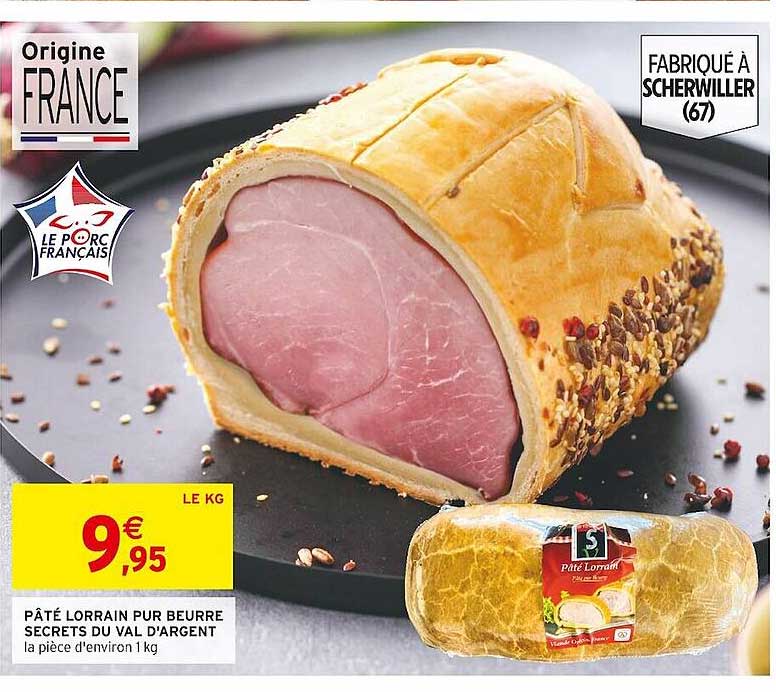 pâté lorrain pur beurre secrets du val d'argent