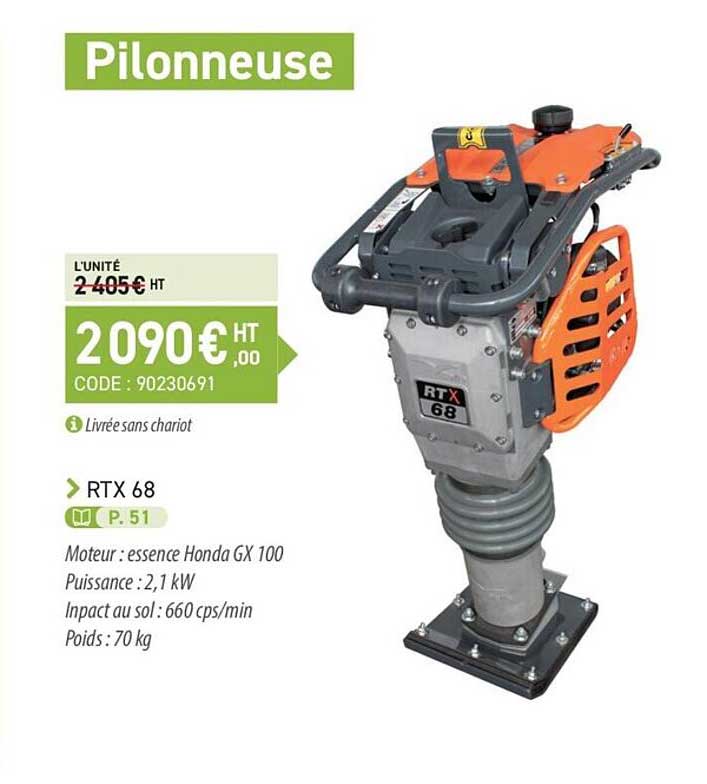 pilonneuse - rtx 68