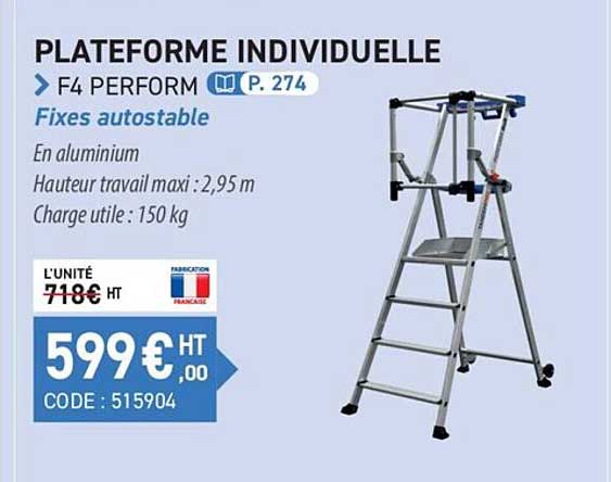 plateforme individuelle - f4 perform