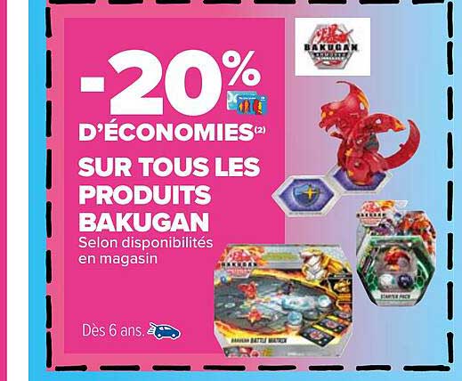 Produits Bakugan