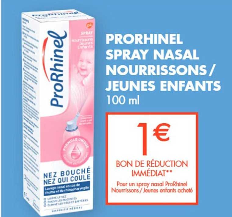 prorhinel spray nasal nourrissons - jeunes enfants