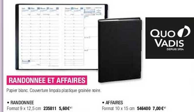 randonnée et affaires quo vadis