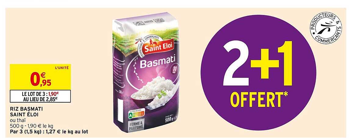 riz basmati saint éloi