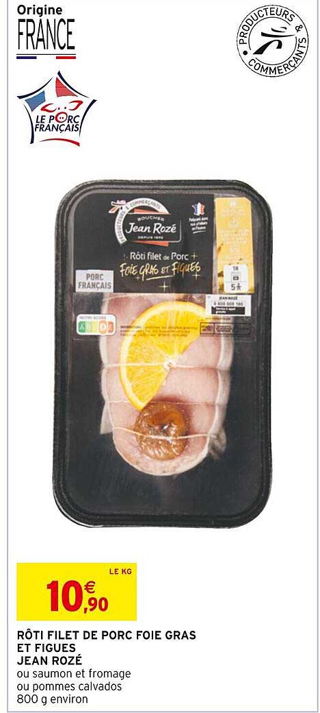 rôti filet de porc foie gras et figues jean rozé