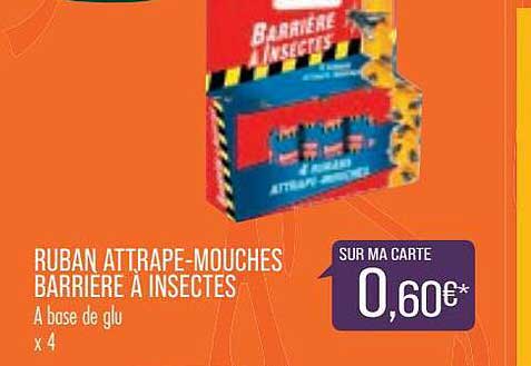 ruban attrape-mouches barrière à insectes