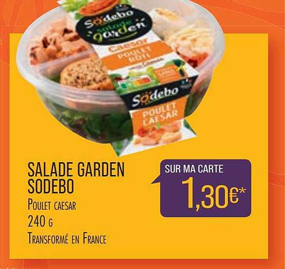 Salade Garden Sodebo