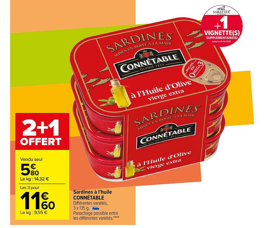 Sardines à L'huile Connétable