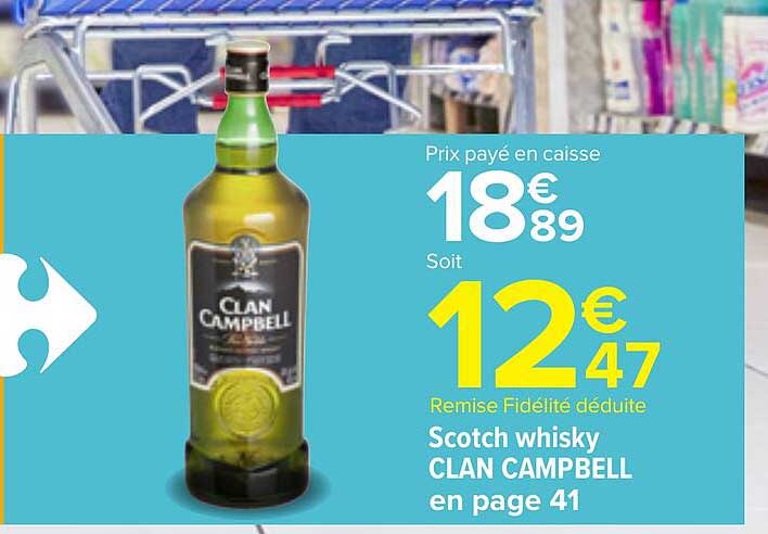 scotch whisky clan campbell