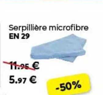 serpillière microfibre en 29