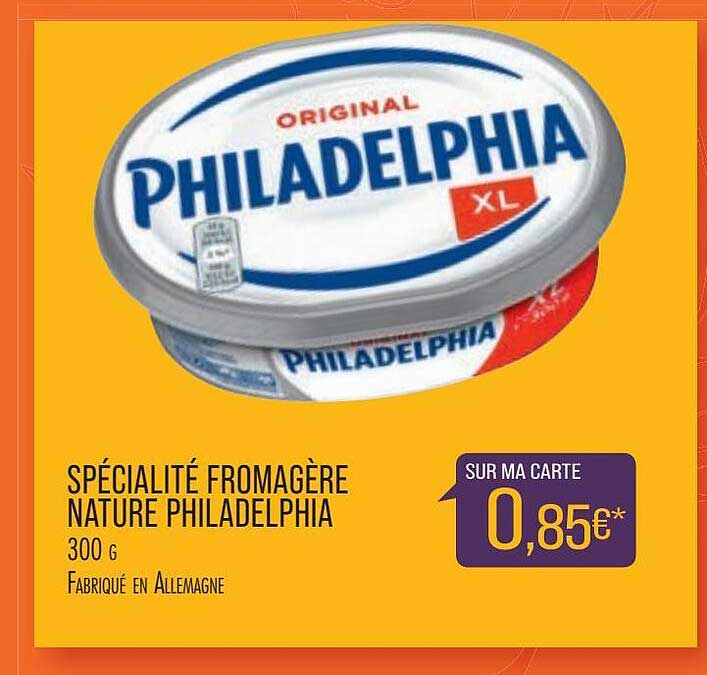 Spécialité Fromagère Nature Philadelphia