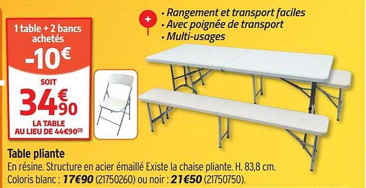 Table Pliante
