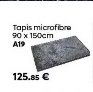 Tapis Microfibre 90 X 150 Cm A19