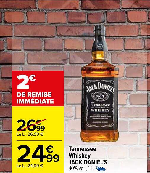 tennessee whiskey jack daniel's