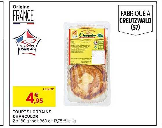 Tourte Lorraine Charculor