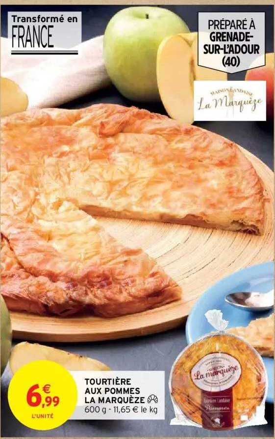 Tourtière Aux Pommes La Marquèze