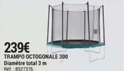 trampo octogonale 300