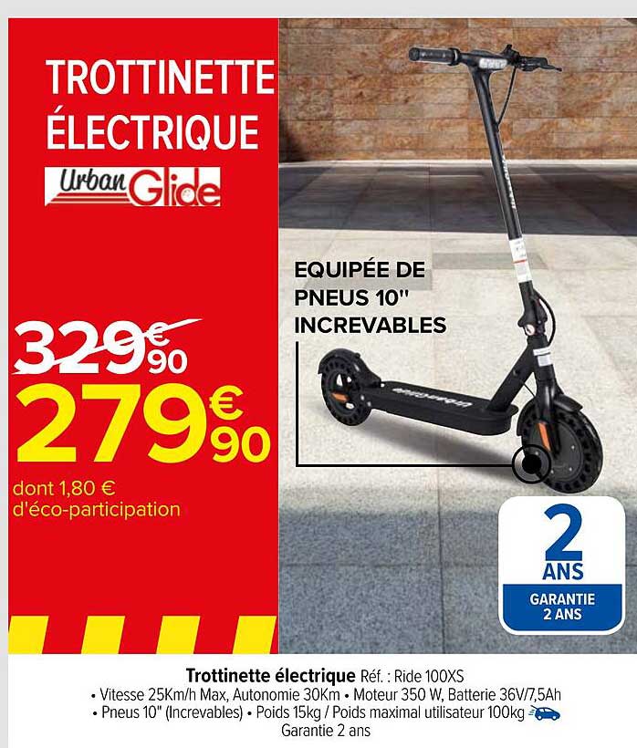 trottinette électrique urban glide